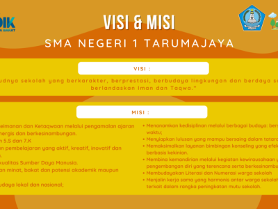 Visi & Misi SMA Negeri 1 Tarumajaya
