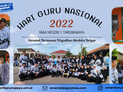 SMAN 1 Tarumajaya Peringati Hari Guru Nasional 2022